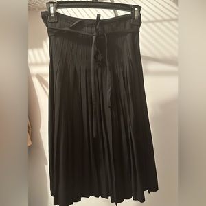 Vintage MARC JACOBS Black Pleated Wrap Skirt with Ties
